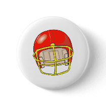 Football helmet logos pin