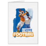 Football iGuide Receiver Greeting Card