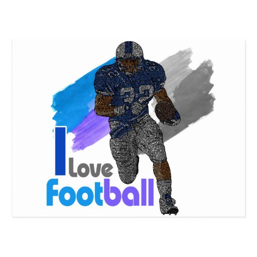 Football iGuide Running Back Post Card