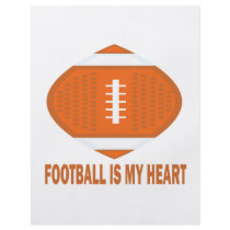 Football Is My Heart Full Color Flyer