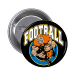 Football Logo Pinback Buttons