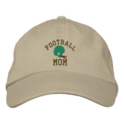 Football Mom Embroidered Hat by mothersdaytshirts