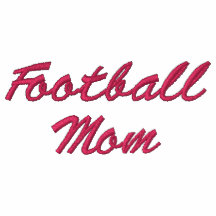 Football Mom Embroidered Hoodie