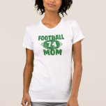 Football Mom Green t-shirts