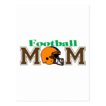 Football Mom (Helmet) Postcard