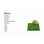 Football on the Grass Business Card Template