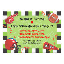Football Party Invitation