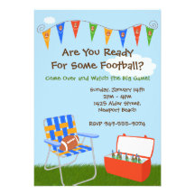 Football Party Invitation
