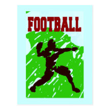 FOOTBALL PASS POST CARDS