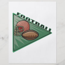 Football Pennant Flyer Design