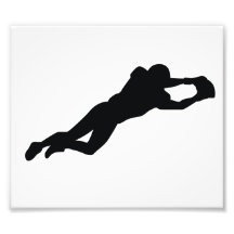 Football Player Black Silhouette Photo
