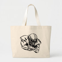 Football Player Canvas Bag