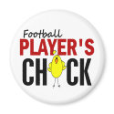 Football Player’s Chick magnets
