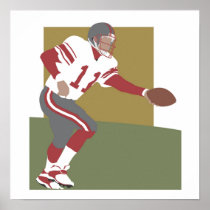Football Player Tshirts and Gifts Poster