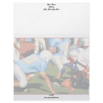 Football players letterhead