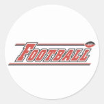 Football Red T-shirts and Gifts Sticker
