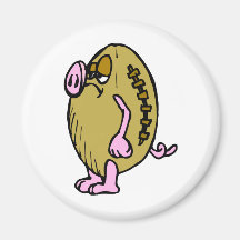 Football Refrigerator Magnet