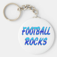 FOOTBALL ROCKS KEYCHAINS