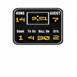 Football  Scoreboard customize it t-shirts
