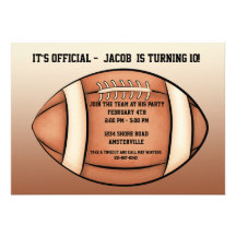 Football Season - Party Invitation