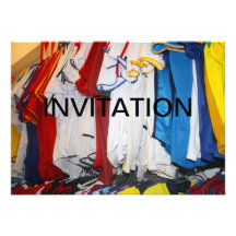 Football Shirts Invitation
