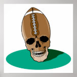 football skull head print