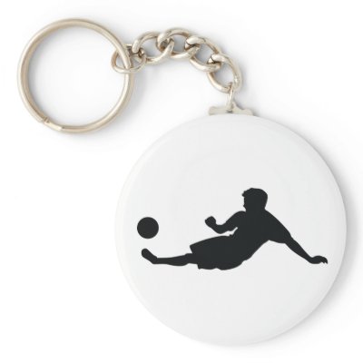 Football Soccer Keychains by VectorGraphics