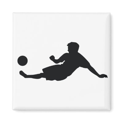 Football Soccer Magnets by VectorGraphics