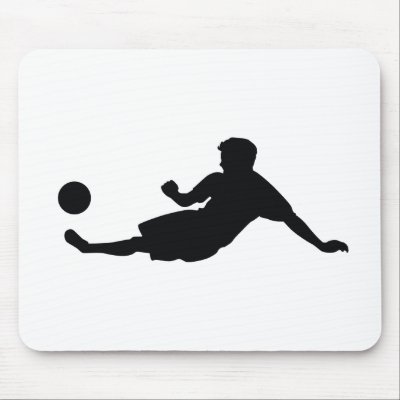 Football Soccer Mouse Pad by VectorGraphics