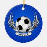 Football Soccer Wings Ornament