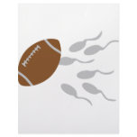 football sperm icon personalized letterhead