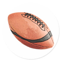 Football Round Sticker