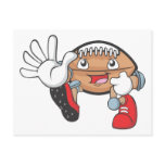 Football Stop Referee Blow Whistle Shirt Postcard