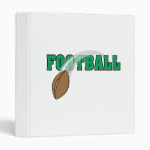 football swoop ball text graphic binder