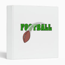 Football Swoosh Logo Vinyl Binders