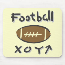 Football T-shirts and Gifts Mouse Pad