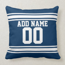 Football Team Jersey with Custom Name Number pillows