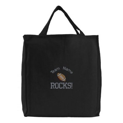 Football Team Rocks Embroidered Bag by embroideryshirts