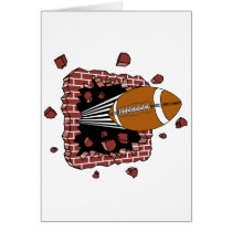 Football Through A Wall cards