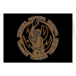 Football Tribal Brown Logo