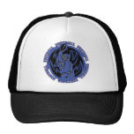 Football Tribal Dark Blue Logo Hat