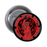 Football Tribal Red Logo Pins