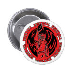 Football Tribal Red Logo Pins