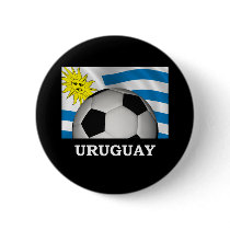 Football Uruguay Button