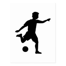 Footballeur Carte Postale