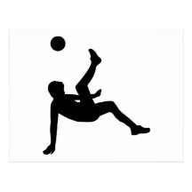 Footballeur Carte Postale