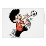Footballeur Cartes De Vœux