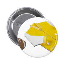 FootBallLettermanJacket111811 Pinback Button