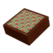 FOOTBALLS Keepsake Box