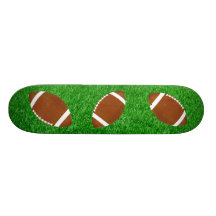 Footballs On The Lawn Skate Boards
